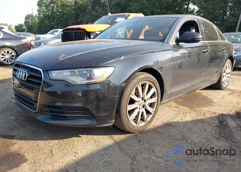 2013 Audi A6 3.0T Premium from USA, damaged, VIN WAUGGAFC4DN155366